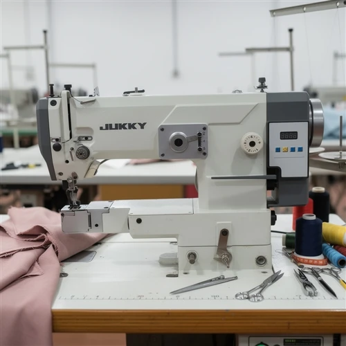Macchina da cucire industriale a zigzag a doppio ago
